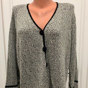 Emme Cardigan button Sweater long sleeve size 2